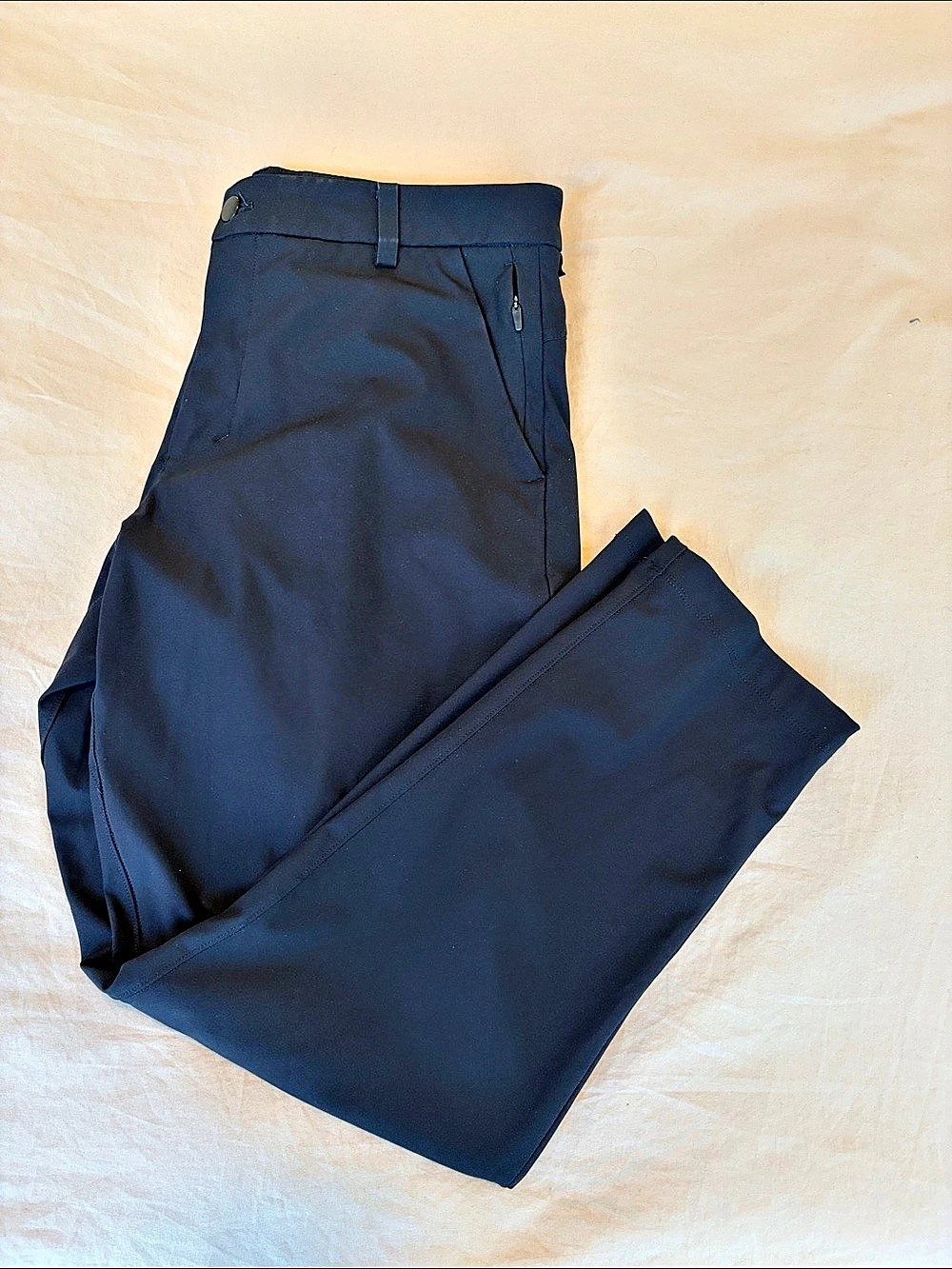 Lululemon ABC Slim-Fit Trouser Warpstreme Men's Black Pants 32x28